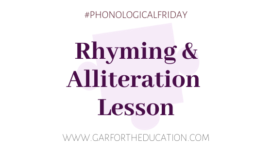 Playing with Rhymes and Alliteration