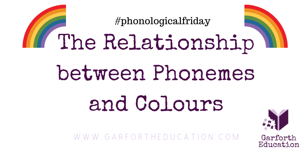 #phonologicalfriday: How Phonemes and Colours are related